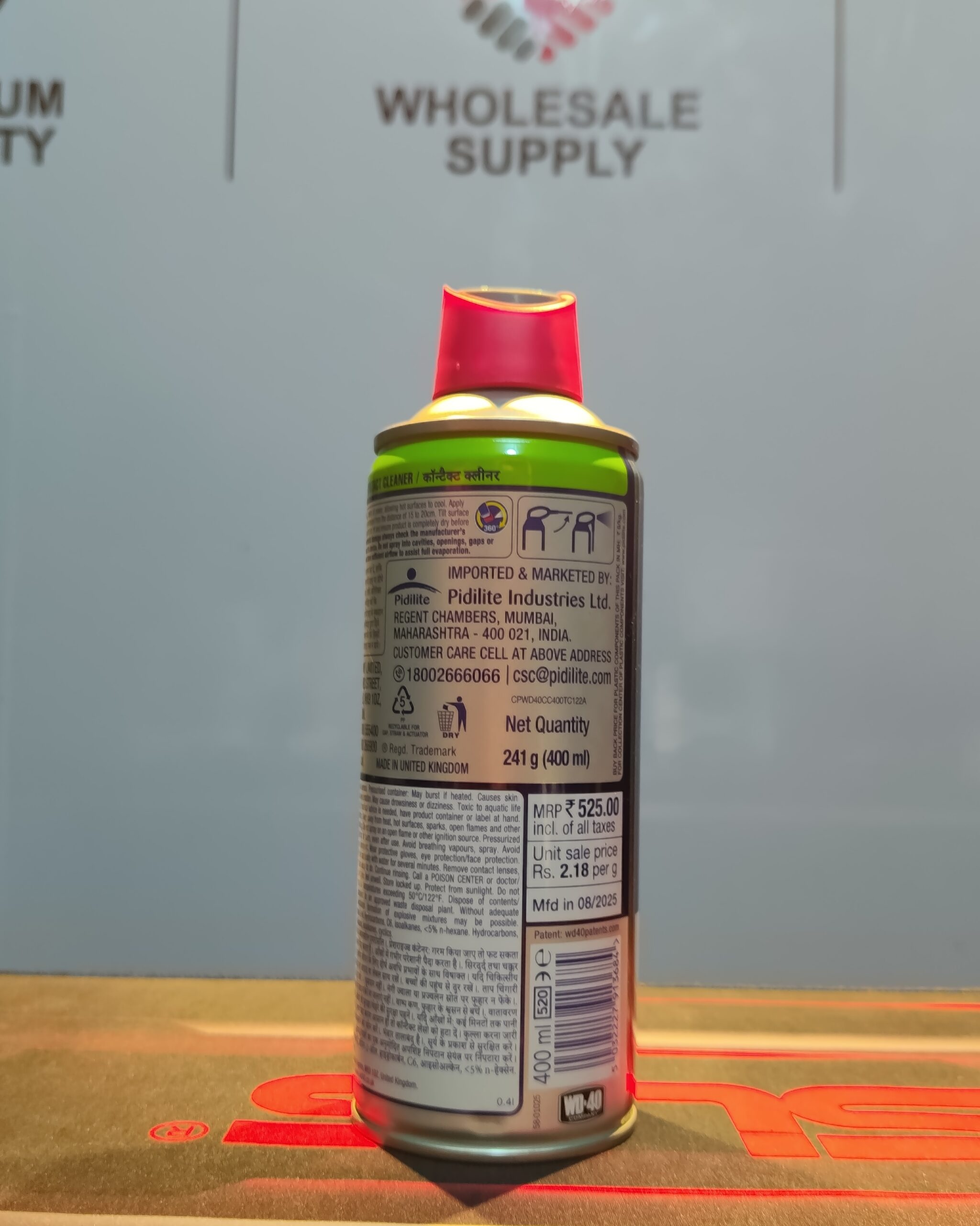 WD-40 Specialist Contact Cleaner – 400ml - Image 3